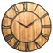 30 Inch Round Wall Clock Decorative Wooden Silent Clock with Battery